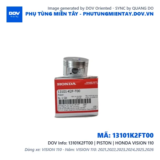 13101K2FT00 | PISTON | HONDA VISION 110 — 13101K2FT00