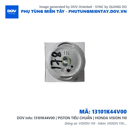 13101K44V00 | PISTON TIÊU CHUẨN | HONDA VISION 110 — 13101K44V00