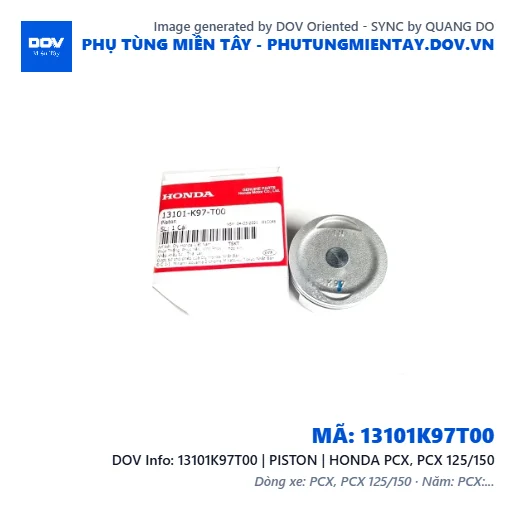 13101K97T00 | PISTON | HONDA PCX, PCX 125/150 — 13101K97T00