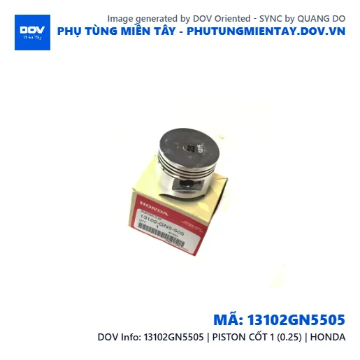 13102GN5505 | PISTON CỐT 1 (0.25) | HONDA — 13102GN5505