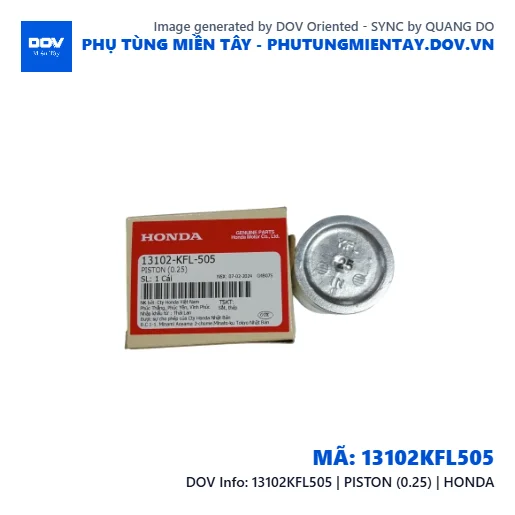 13102KFL505 | PISTON (0.25) | HONDA — 13102KFL505