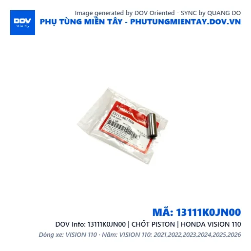 13111K0JN00 | CHỐT PISTON | HONDA VISION 110 — 13111K0JN00