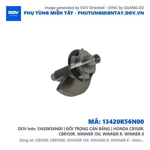 13420K56N00 | ĐỐI TRỌNG CÂN BẰNG | HONDA CB150R, CBR150R, WINNER 150, WINNER R, WINNER X — 13420K56N00