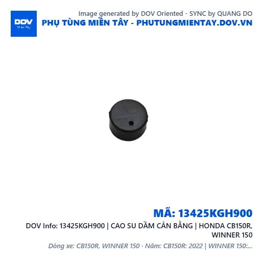 13425KGH900 | CAO SU DẦM CÂN BẰNG | HONDA CB150R, WINNER 150 — 13425KGH900