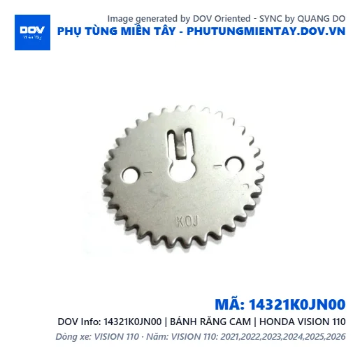 14321K0JN00 | BÁNH RĂNG CAM | HONDA VISION 110 — 14321K0JN00