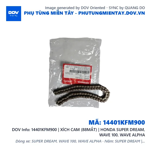 14401KFM900 | XÍCH CAM (88MẮT) | HONDA SUPER DREAM, WAVE 100, WAVE ALPHA — 14401KFM900