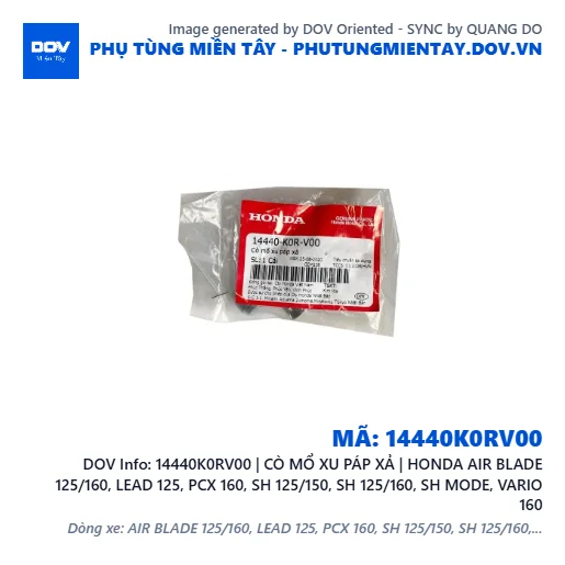 14440K0RV00 | CÒ MỔ XU PÁP XẢ | HONDA AIR BLADE 125/160, LEAD 125, PCX 160, SH 125/150, SH 125/160, SH MODE, VARIO 160 — 14440K0RV00