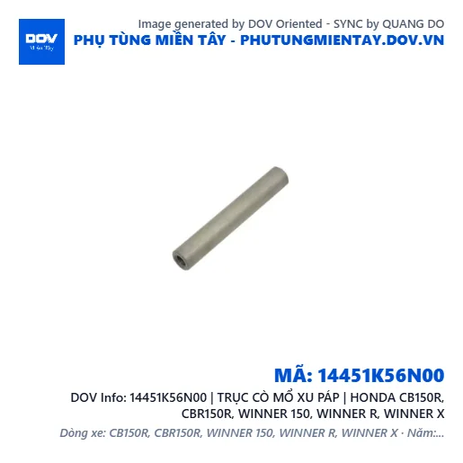 14451K56N00 | TRỤC CÒ MỔ XU PÁP | HONDA CB150R, CBR150R, WINNER 150, WINNER R, WINNER X — 14451K56N00