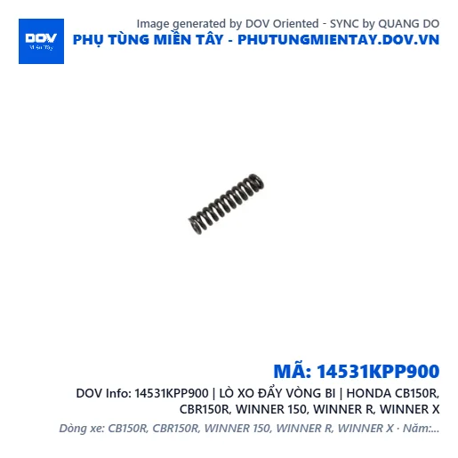 14531KPP900 | LÒ XO ĐẨY VÒNG BI | HONDA CB150R, CBR150R, WINNER 150, WINNER R, WINNER X — 14531KPP900