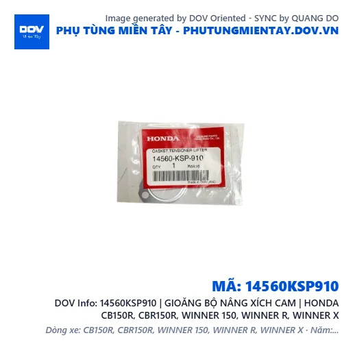 14560KSP910 | GIOĂNG BỘ NÂNG XÍCH CAM | HONDA CB150R, CBR150R, WINNER 150, WINNER R, WINNER X — 14560KSP910