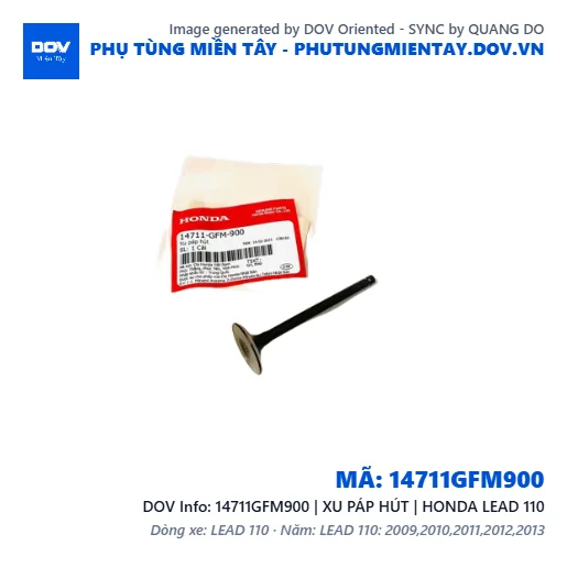 14711GFM900 | XU PÁP HÚT | HONDA LEAD 110 — 14711GFM900