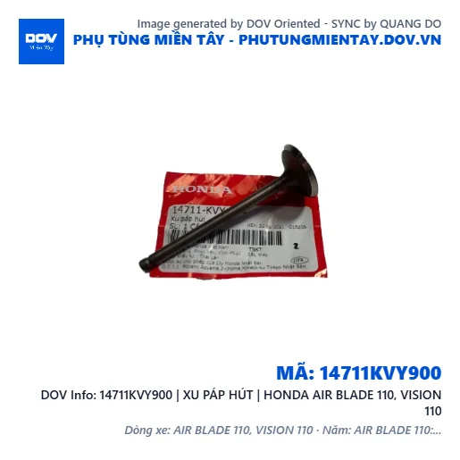 14711KVY900 | XU PÁP HÚT | HONDA AIR BLADE 110, VISION 110 — 14711KVY900