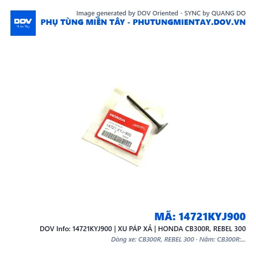 14721KYJ900 | XU PÁP XẢ | HONDA CB300R, REBEL 300 — 14721KYJ900