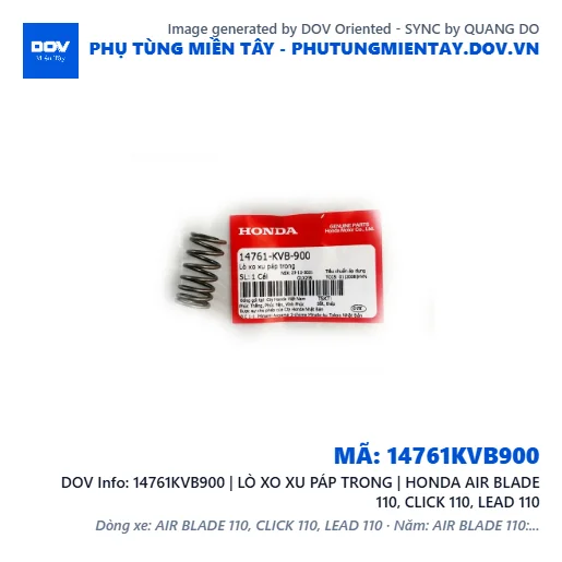 14761KVB900 | LÒ XO XU PÁP TRONG | HONDA AIR BLADE 110, CLICK 110, LEAD 110 — 14761KVB900