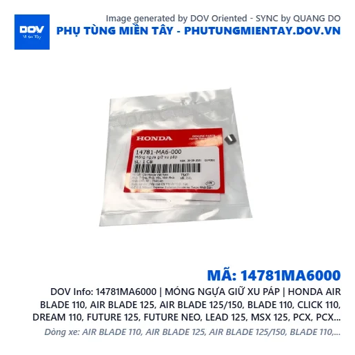 14781MA6000 | MÓNG NGỰA GIỮ XU PÁP | HONDA AIR BLADE 110, AIR BLADE 125, AIR BLADE 125/150, BLADE 110, CLICK 110, DREAM 110, FUTURE 125, FUTURE NEO, LEAD 125, MSX 125, PCX, PCX 125, PCX 125/150, SH 125/150, SH MODE, SUPER CUB C125, SUPER DREAM, VISION 110, WAVE 100, WAVE ALPHA, WAVE ALPHA 110, WAVE RSX 110 — 14781MA6000