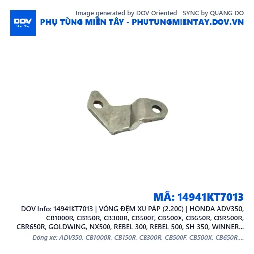 14941KT7013 | VÒNG ĐỆM XU PÁP (2.200) | HONDA ADV350, CB1000R, CB150R, CB300R, CB500F, CB500X, CB650R, CBR500R, CBR650R, GOLDWING, NX500, REBEL 300, REBEL 500, SH 350, WINNER 150, WINNER R, WINNER X — 14941KT7013