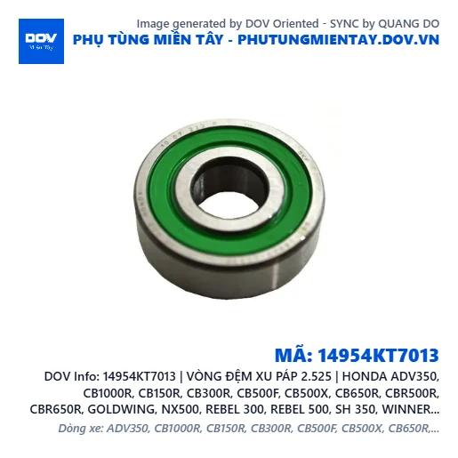 14954KT7013 | VÒNG ĐỆM XU PÁP 2.525 | HONDA ADV350, CB1000R, CB150R, CB300R, CB500F, CB500X, CB650R, CBR500R, CBR650R, GOLDWING, NX500, REBEL 300, REBEL 500, SH 350, WINNER 150, WINNER R, WINNER X — 14954KT7013
