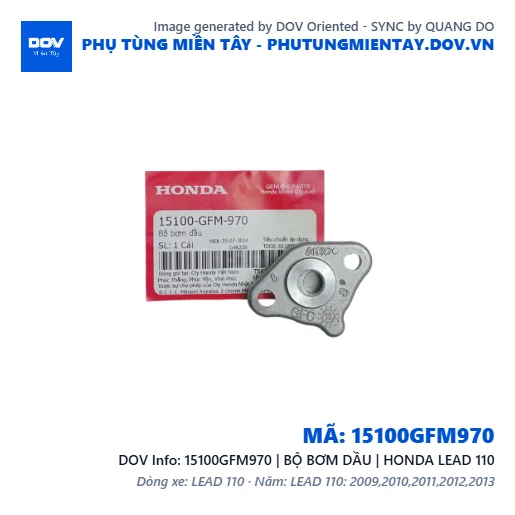 15100GFM970 | BỘ BƠM DẦU | HONDA LEAD 110 — 15100GFM970