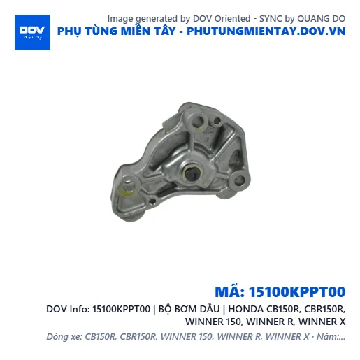 15100KPPT00 | BỘ BƠM DẦU | HONDA CB150R, CBR150R, WINNER 150, WINNER R, WINNER X — 15100KPPT00