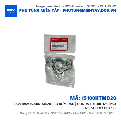 15100KTMD20 | BỘ BƠM DẦU | HONDA FUTURE 125, MSX 125, SUPER CUB C125 — 15100KTMD20