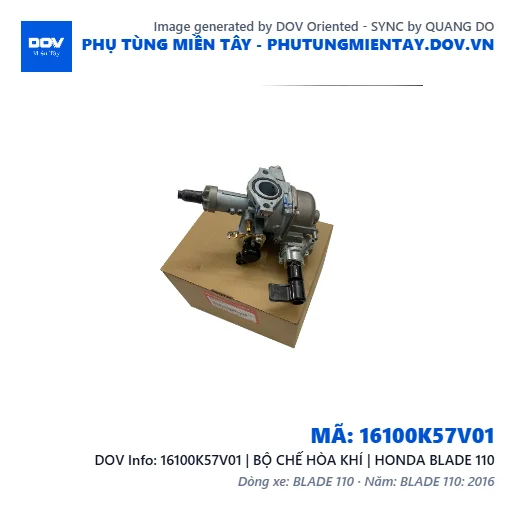 16100K57V01 | BỘ CHẾ HÒA KHÍ | HONDA BLADE 110 — 16100K57V01