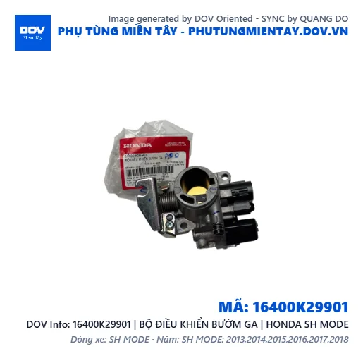 16400K29901 | BỘ ĐIỀU KHIỂN BƯỚM GA | HONDA SH MODE — 16400K29901