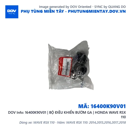 16400K90V01 | BỘ ĐIỀU KHIỂN BƯỚM GA | HONDA WAVE RSX 110 — 16400K90V01