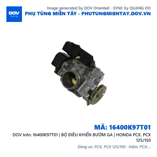 16400K97T01 | BỘ ĐIỀU KHIỂN BƯỚM GA | HONDA PCX, PCX 125/150 — 16400K97T01