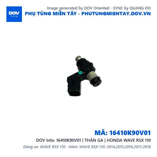 16410K90V01 | THÂN GA | HONDA WAVE RSX 110 — 16410K90V01
