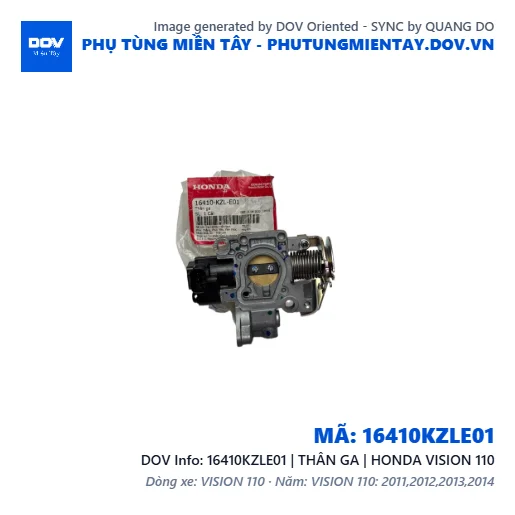 16410KZLE01 | THÂN GA | HONDA VISION 110 — 16410KZLE01