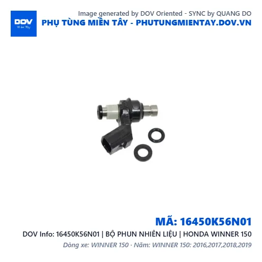16450K56N01 | BỘ PHUN NHIÊN LIỆU | HONDA WINNER 150 — 16450K56N01