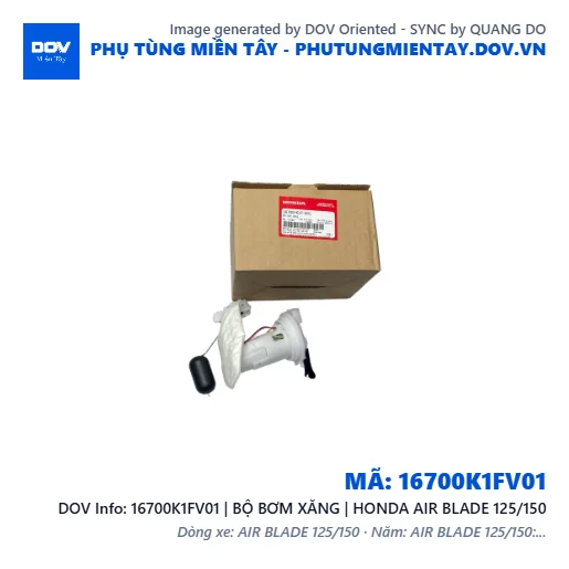 16700K1FV01 | BỘ BƠM XĂNG | HONDA AIR BLADE 125/150 — 16700K1FV01