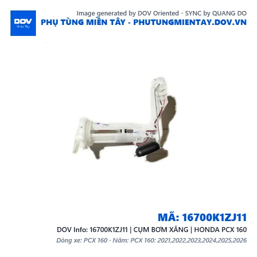 16700K1ZJ11 | CỤM BƠM XĂNG | HONDA PCX 160 — 16700K1ZJ11