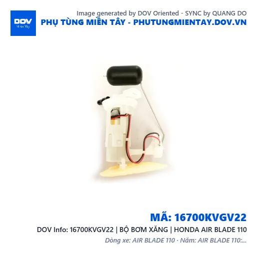 16700KVGV22 | BỘ BƠM XĂNG | HONDA AIR BLADE 110 — 16700KVGV22