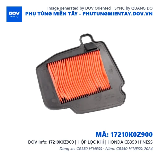 17210K0Z900 | HỘP LỌC KHÍ | HONDA CB350 H'NESS — 17210K0Z900