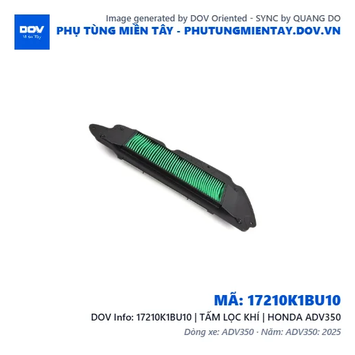 17210K1BU10 | TẤM LỌC KHÍ | HONDA ADV350 — 17210K1BU10