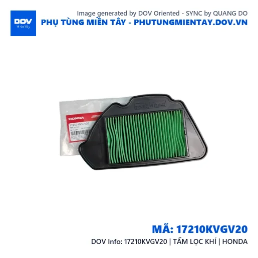 17210KVGV20 | TẤM LỌC KHÍ | HONDA — 17210KVGV20