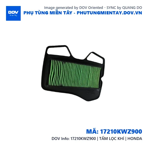 17210KWZ900 | TẤM LỌC KHÍ | HONDA  — 17210KWZ900