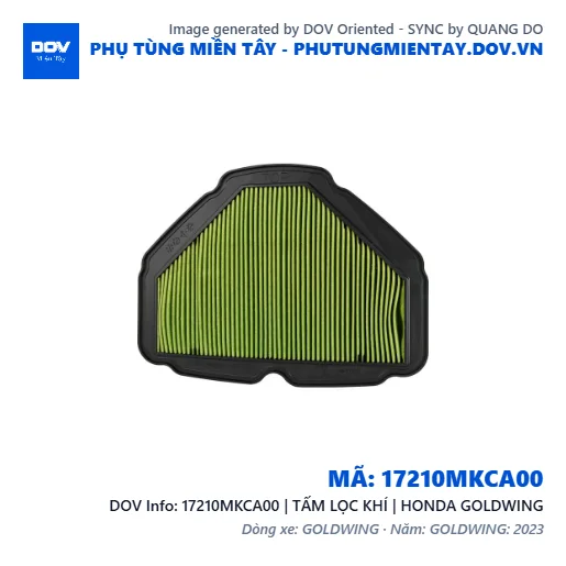 17210MKCA00 | TẤM LỌC KHÍ | HONDA GOLDWING — 17210MKCA00