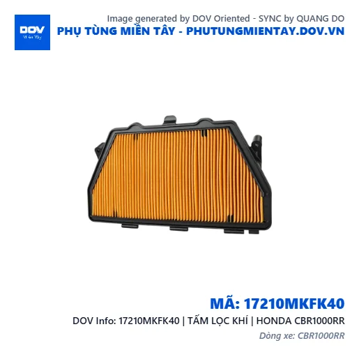 17210MKFK40 | TẤM LỌC KHÍ | HONDA CBR1000RR — 17210MKFK40
