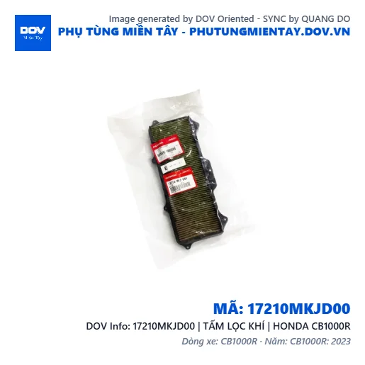 17210MKJD00 | TẤM LỌC KHÍ | HONDA CB1000R — 17210MKJD00