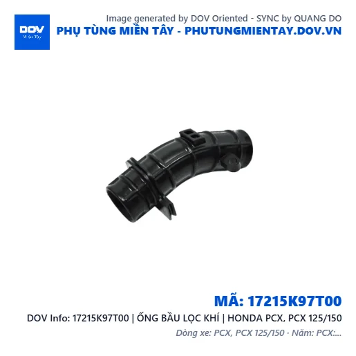 17215K97T00 | ỐNG BẦU LỌC KHÍ | HONDA PCX, PCX 125/150 — 17215K97T00