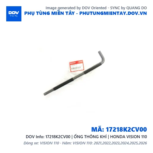 17218K2CV00 | ỐNG THÔNG KHÍ | HONDA VISION 110 — 17218K2CV00