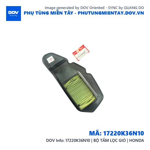 17220K36N10 | BỘ TẤM LỌC GIÓ | HONDA — 17220K36N10