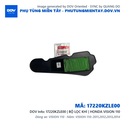 17220KZLE00 | BỘ LỌC KHÍ | HONDA VISION 110 — 17220KZLE00