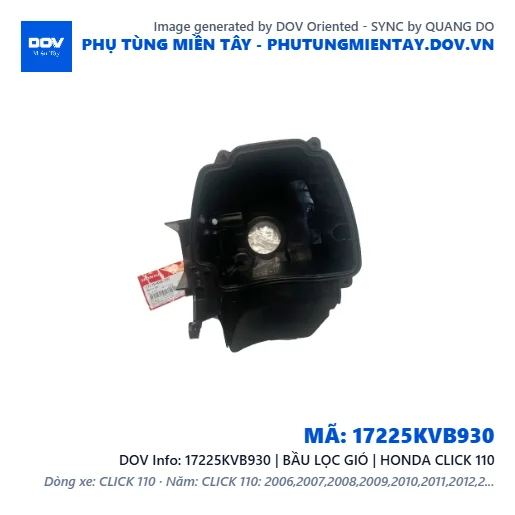 17225KVB930 | BẦU LỌC GIÓ | HONDA CLICK 110 — 17225KVB930