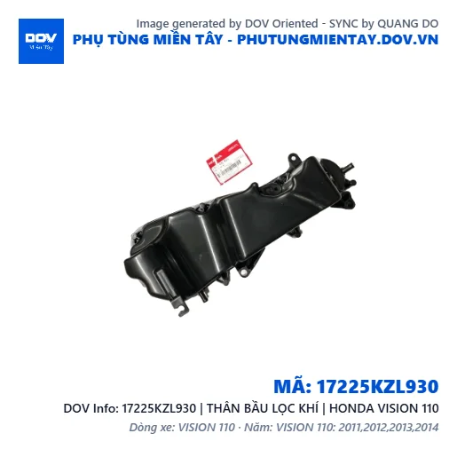 17225KZL930 | THÂN BẦU LỌC KHÍ | HONDA VISION 110 — 17225KZL930