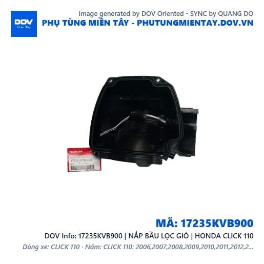 17235KVB900 | NẮP BẦU LỌC GIÓ | HONDA CLICK 110 — 17235KVB900