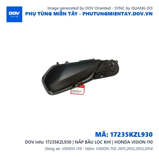 17235KZL930 | NẮP BẦU LỌC KHÍ | HONDA VISION 110 — 17235KZL930