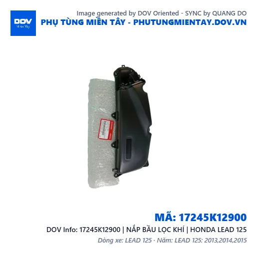 17245K12900 | NẮP BẦU LỌC KHÍ | HONDA LEAD 125 — 17245K12900
